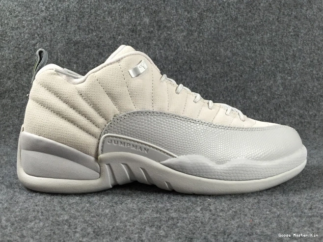 Grey 308317-002 Low Jordan Air 12 Suede 0604